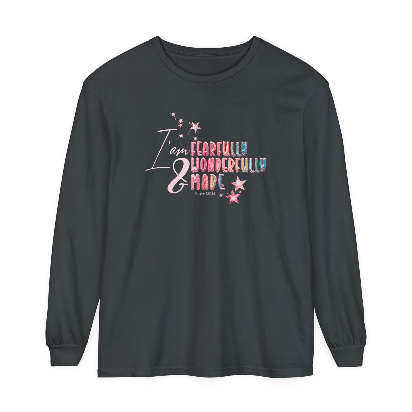 unisex garment-dyed long sleeve t-shirt