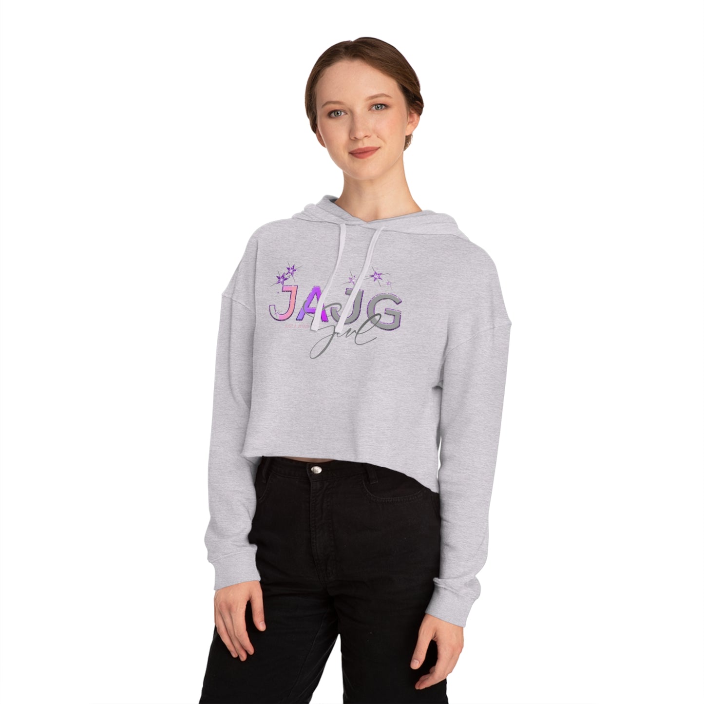 adult- just a jesus girl swag crop hoodie