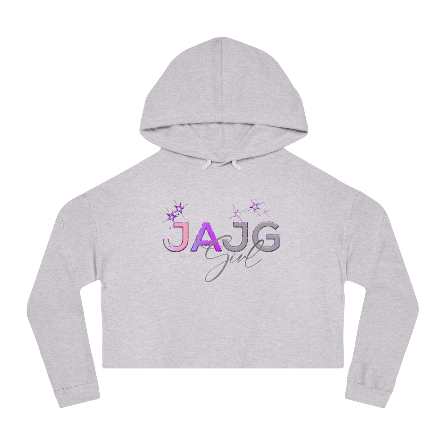 adult- just a jesus girl swag crop hoodie