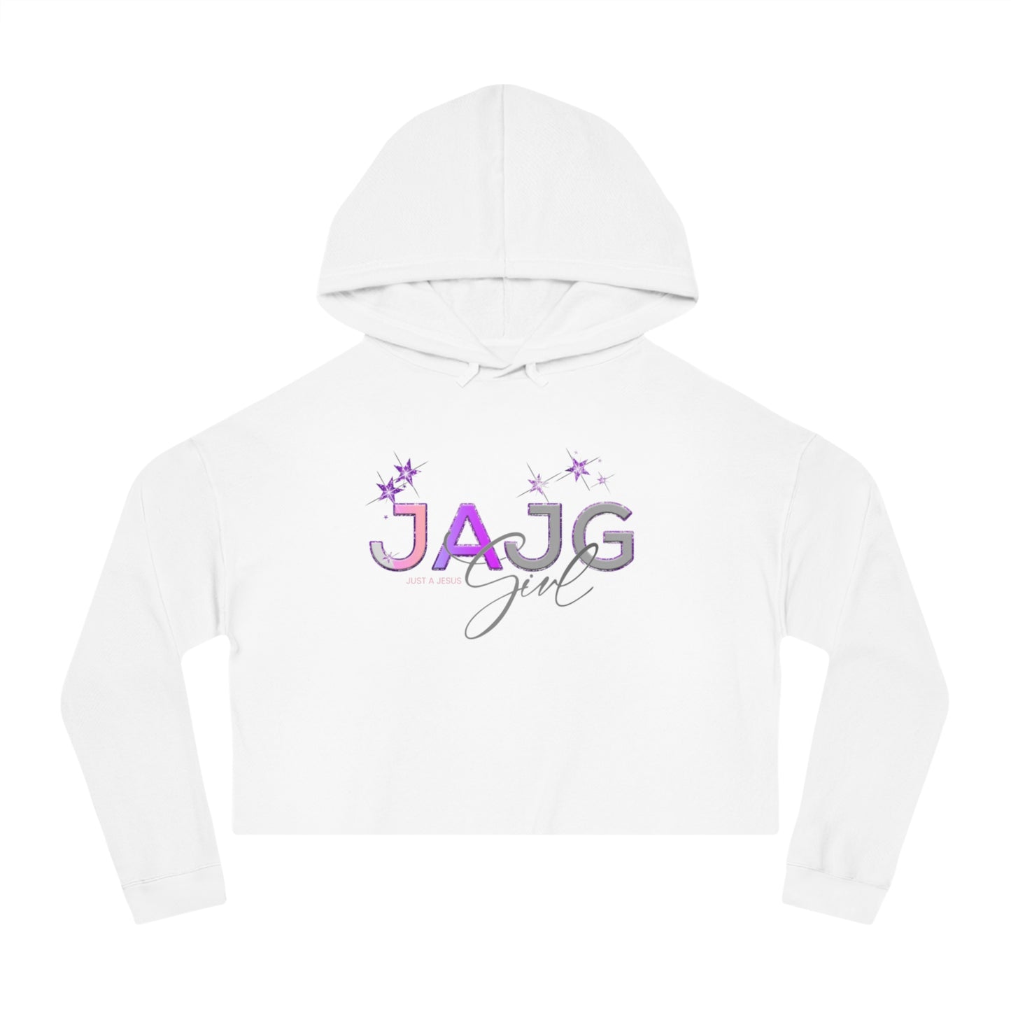 adult- just a jesus girl swag crop hoodie