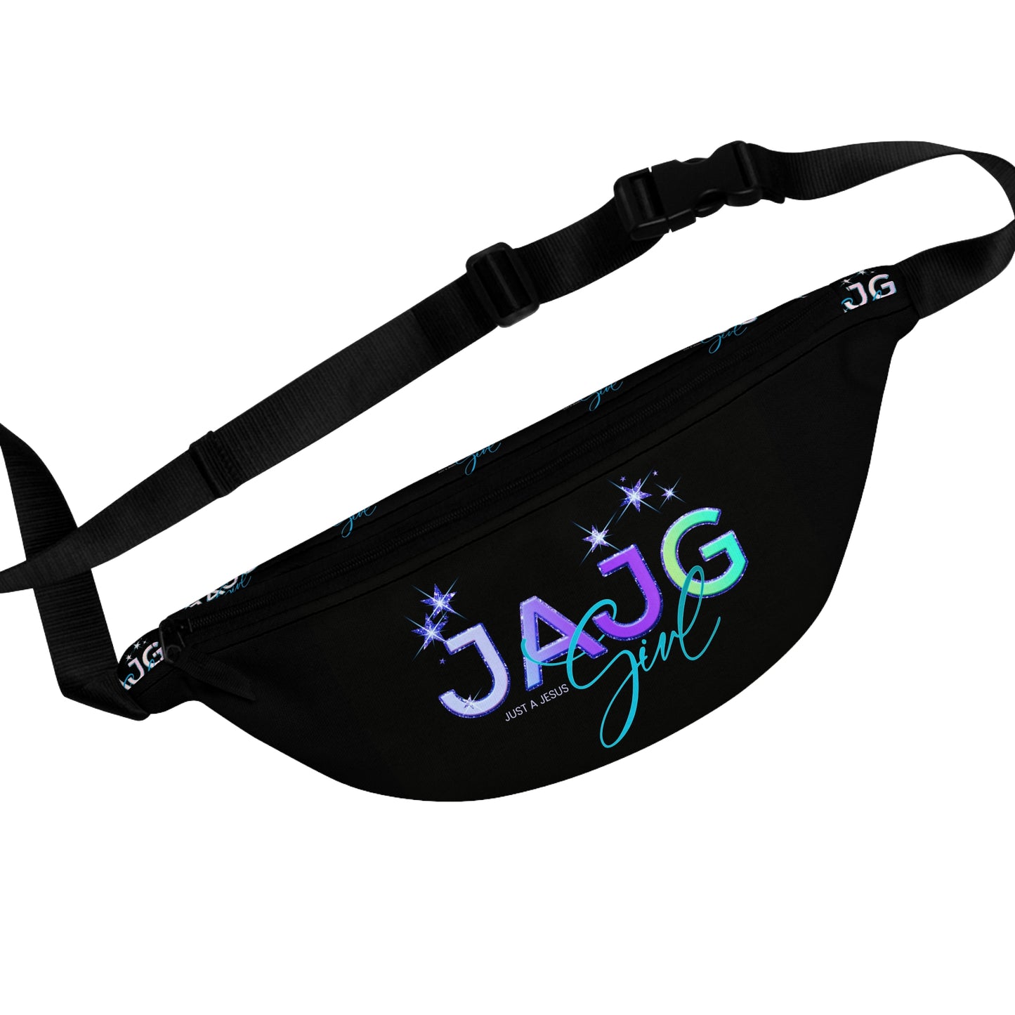 courageous jesus girl fanny pack