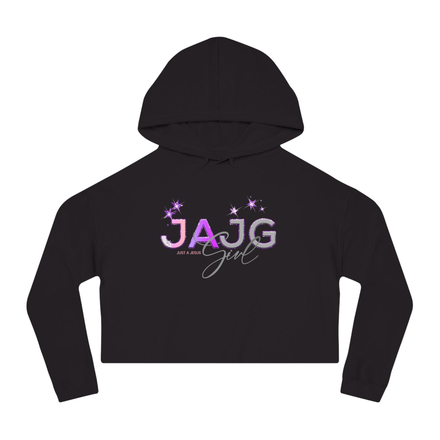 adult- just a jesus girl swag crop hoodie